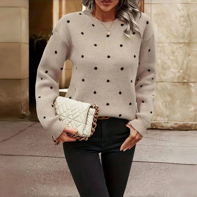 Kimberly Benn | Polka Dot Sweater