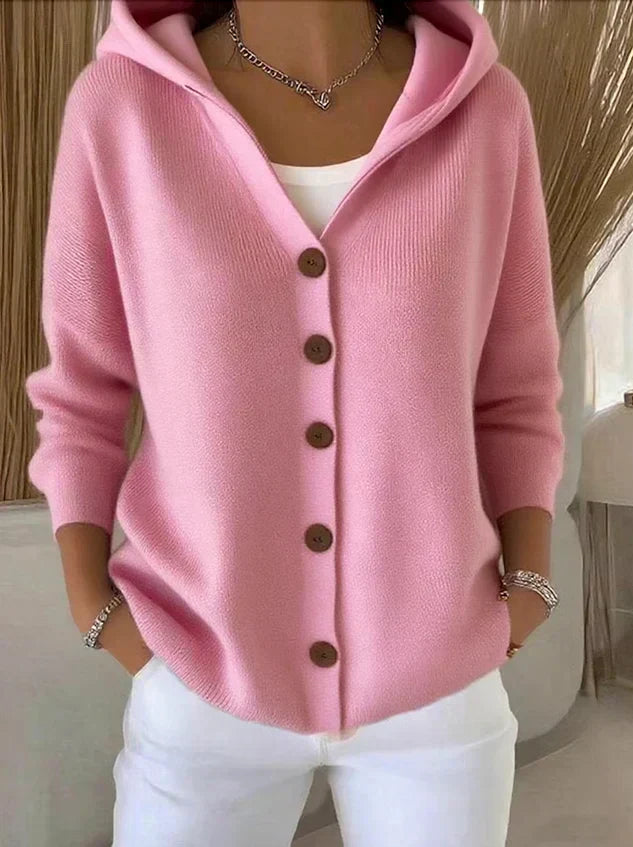 Kimberly Benn | Soft Hooded Knit Cardigan