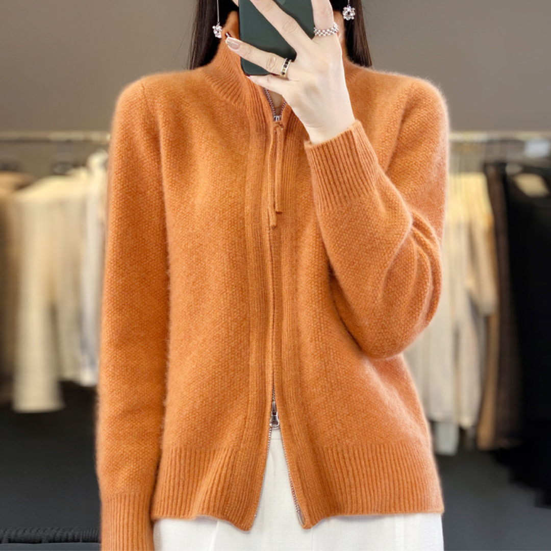 Kimberly Benn | Minimalist Zip Sweater