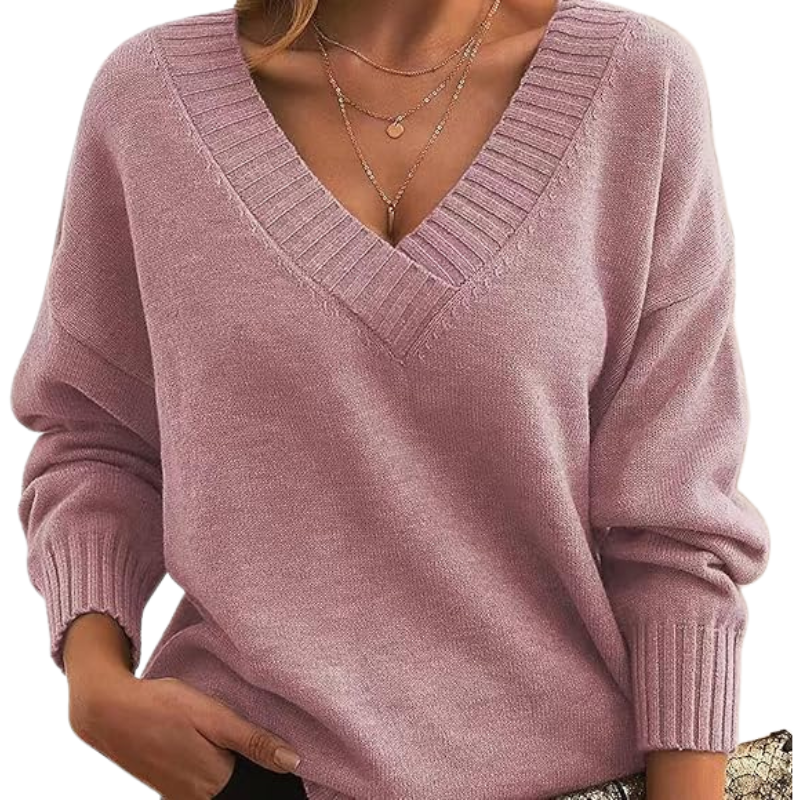 Kimberly Benn | Lightweight V-Neck Sweater