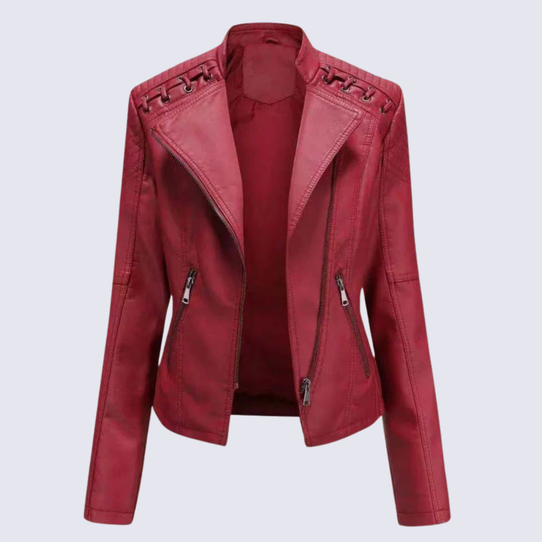 Kimberly Benn | Women's Faux Leather Jacket