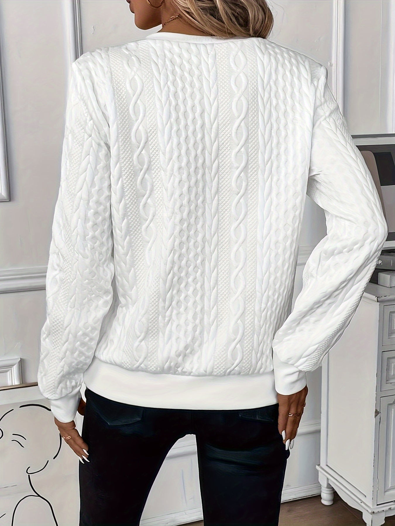 Kimberly Benn | Elegant Quarter-Zip Sweater