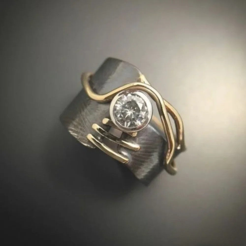 Kimberly Benn | Dark Silver Zirconia Ring