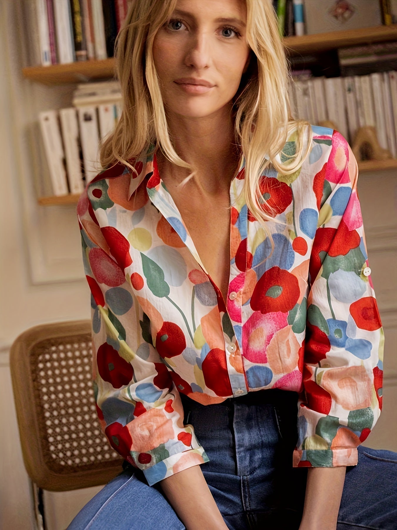 Kimberly Benn | Colourful Floral Blouse