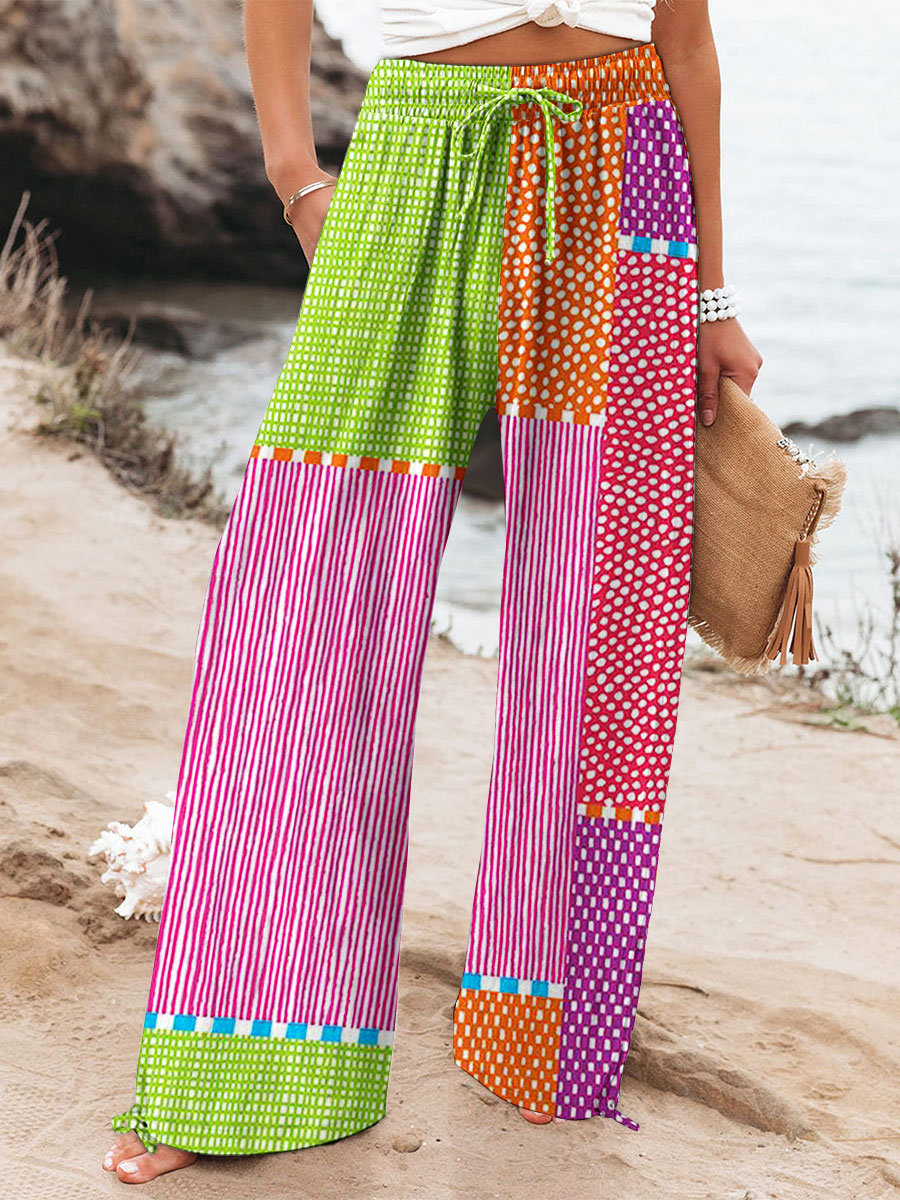Kimberly Benn | Vibrant Patchwork Pants