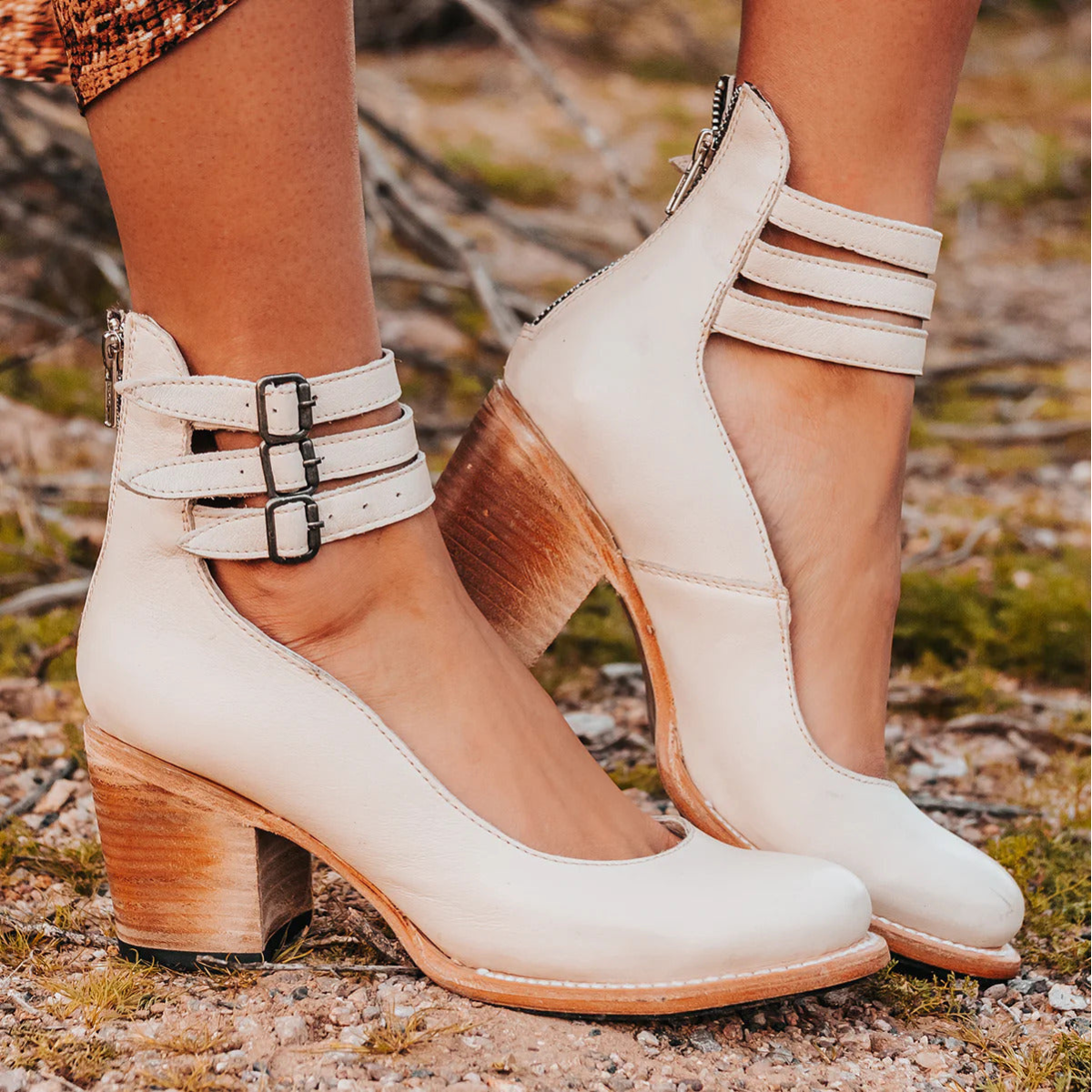 Kimberly Benn | Vintage Leather Strap Heels