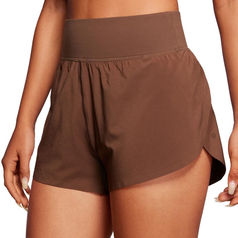 Kimberly Benn | Comfy High-Waist Split Hem Shorts