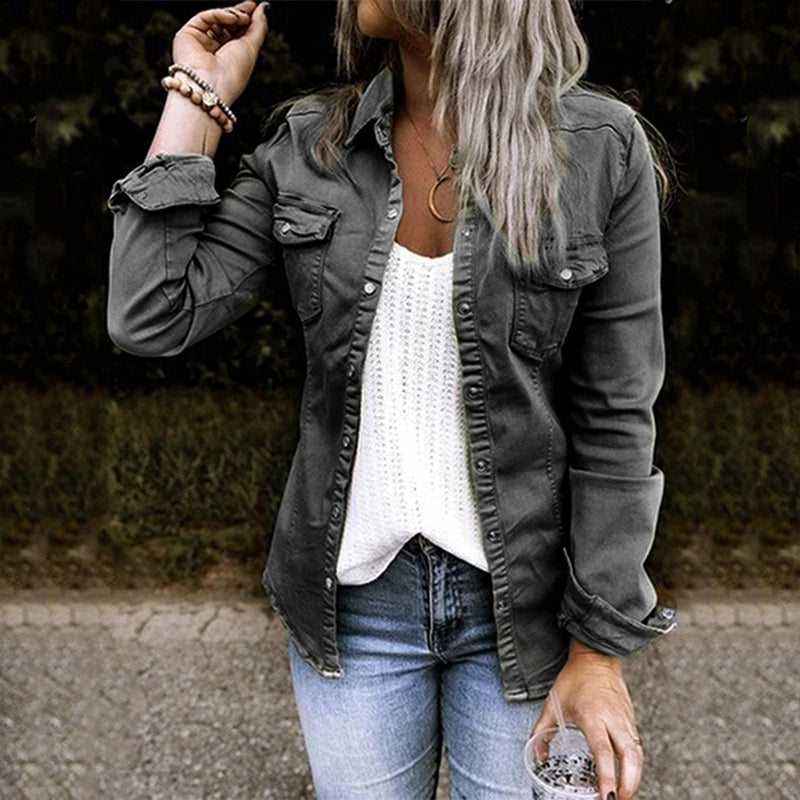 Kimberly Benn | Lightweight Denim Shirt Jacket