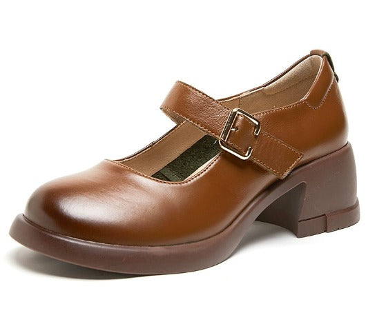 Kimberly Benn | Leather Mary Janes