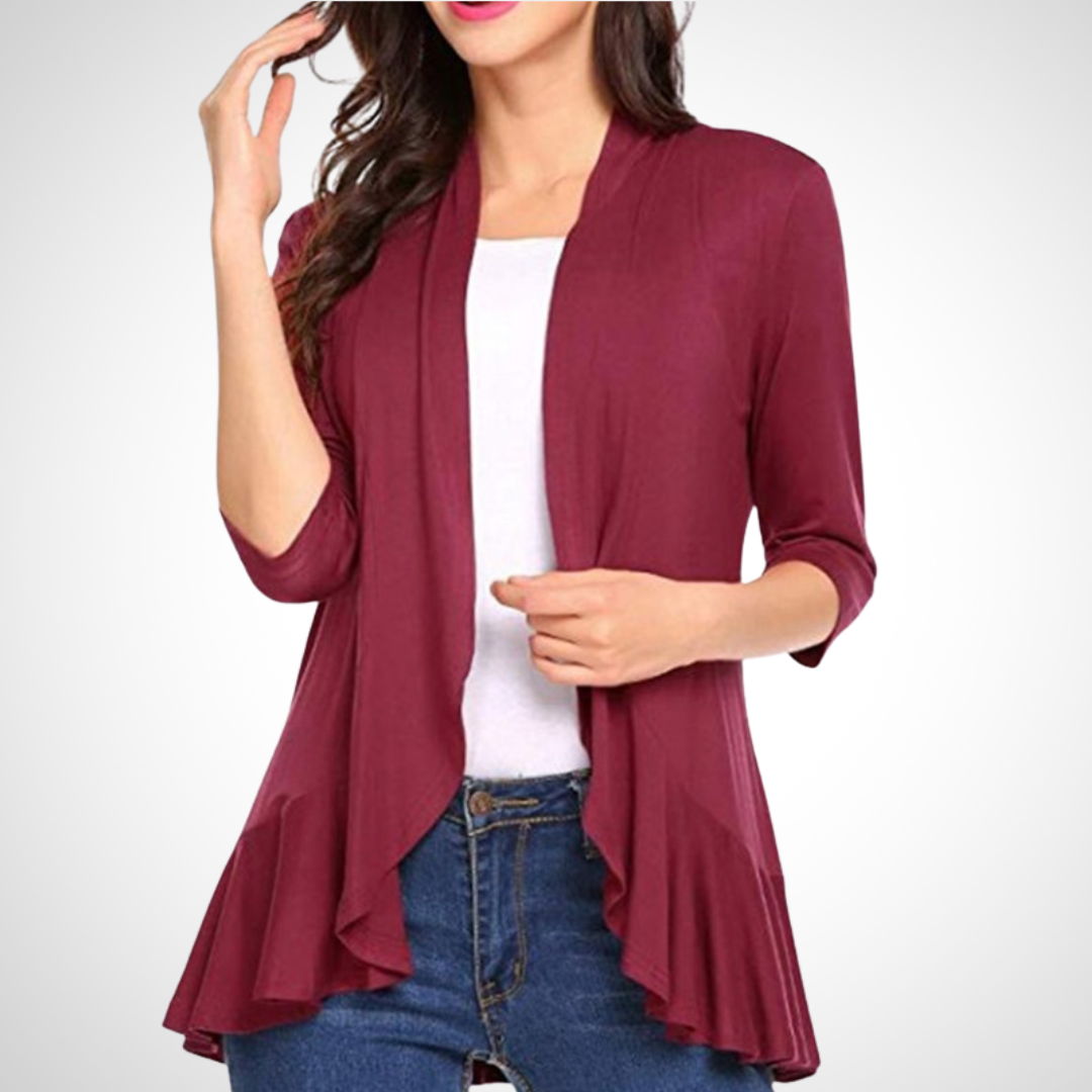 Kimberly Benn | Casual Summer Open Front Cover-Up Cardigan
