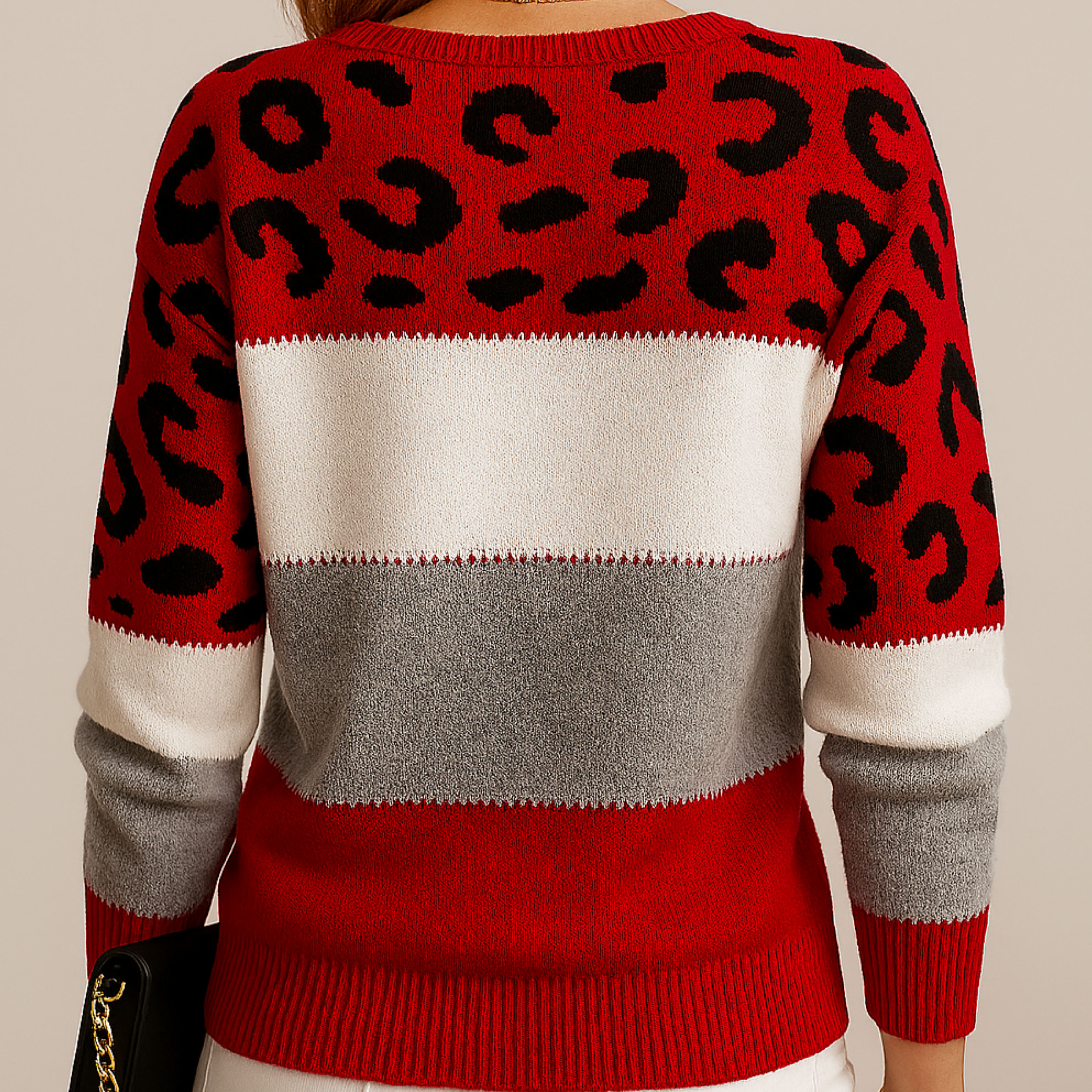 Kimberly Benn | Trendy Chic Patterned Sweater