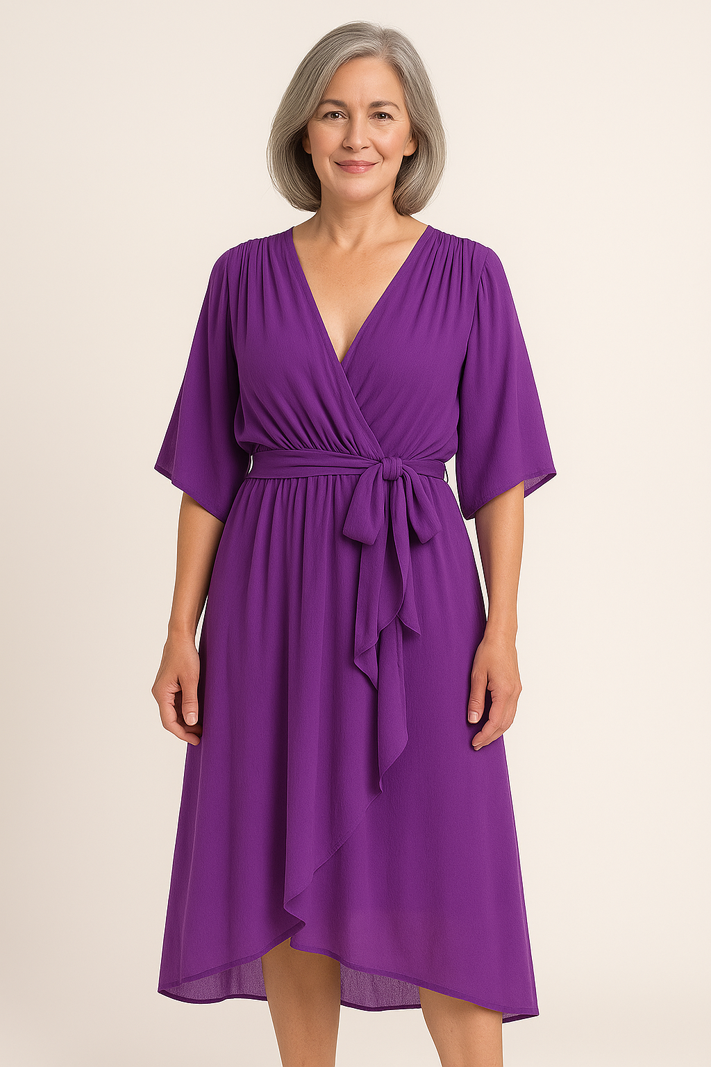 Kimberly Benn | Tie-Waist Midi Dress