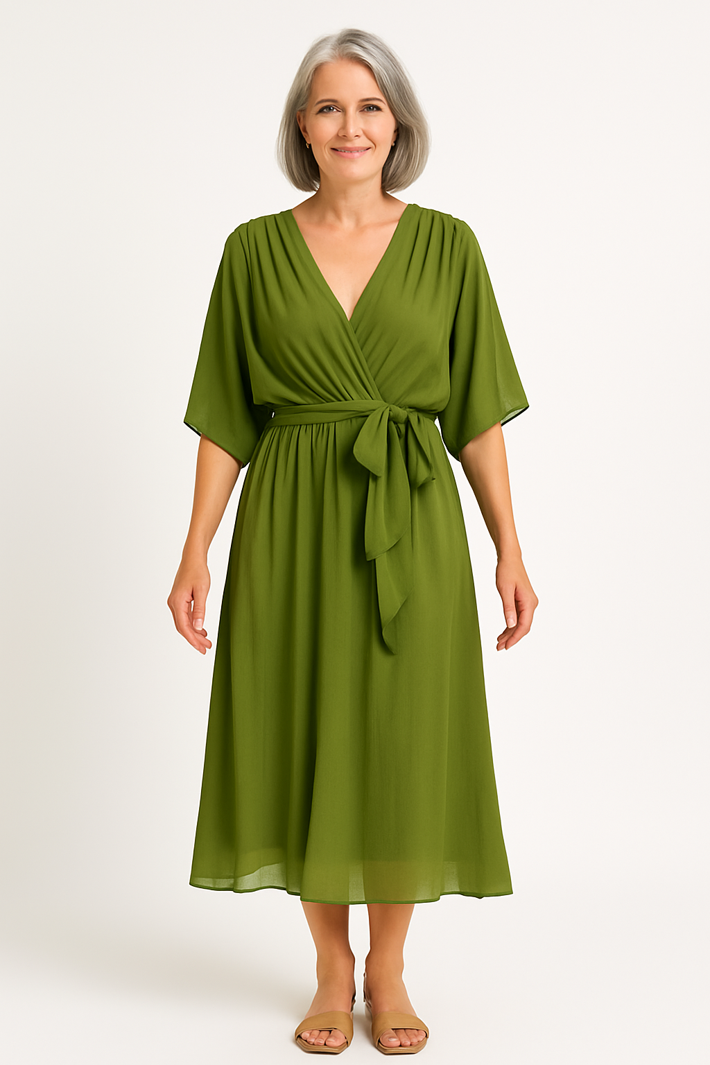 Kimberly Benn | Tie-Waist Midi Dress