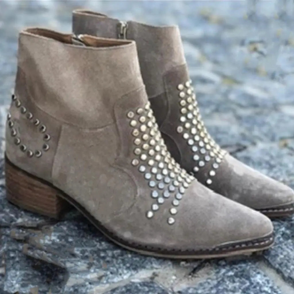 Kimberly Benn | Ankle Boots With Studs