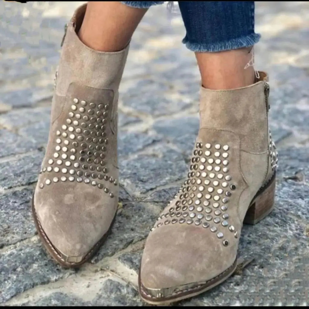 Kimberly Benn | Ankle Boots With Studs
