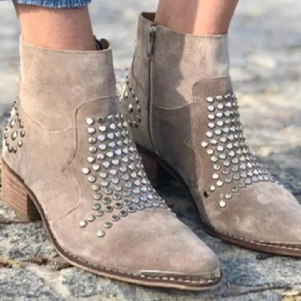 Kimberly Benn | Ankle Boots With Studs