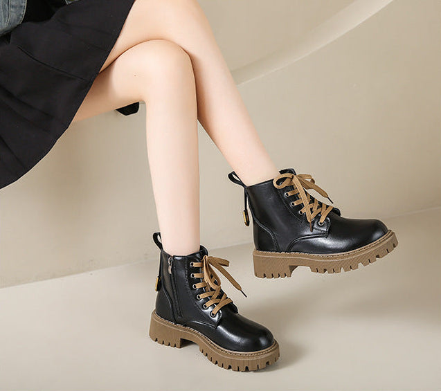 Kimberly Benn | Fleece Lined Combat Boots