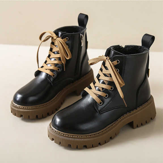 Kimberly Benn | Fleece Lined Combat Boots