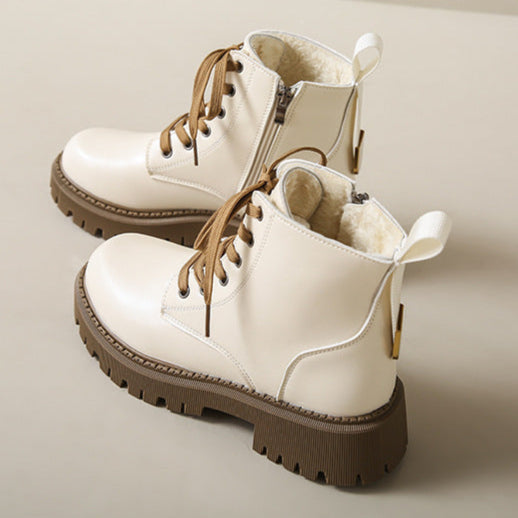 Kimberly Benn | Fleece Lined Combat Boots