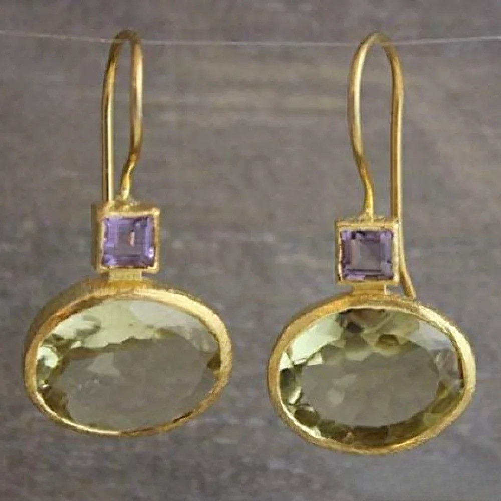 Kimberly Benn | Green Earrings