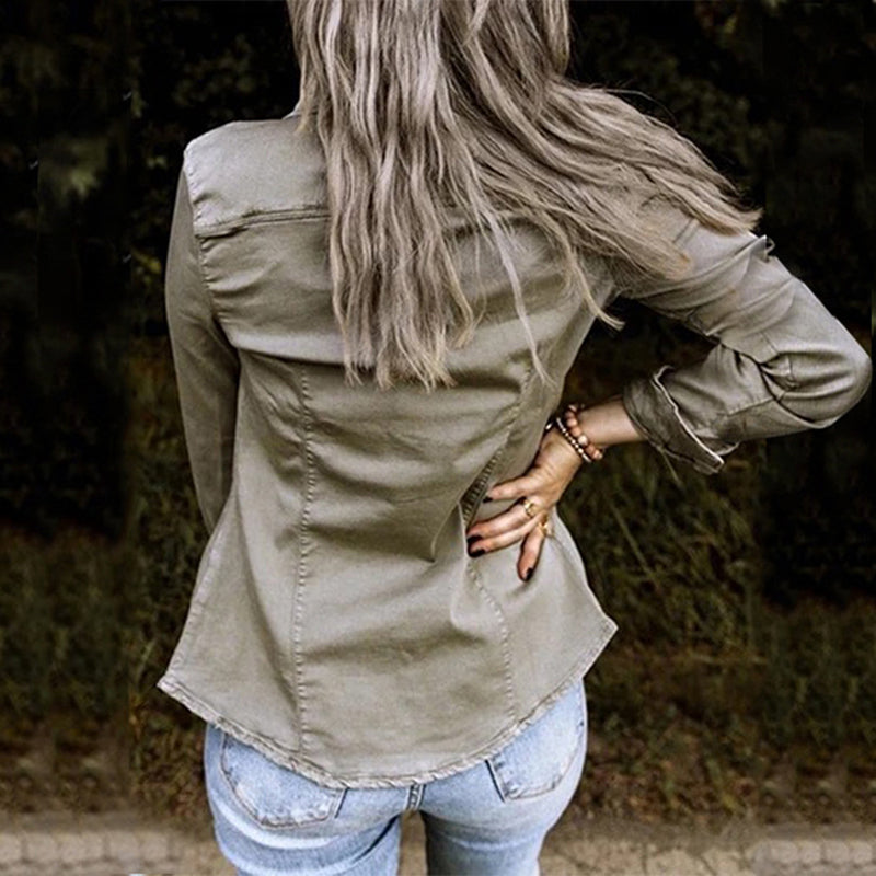 Kimberly Benn | Lightweight Denim Shirt Jacket