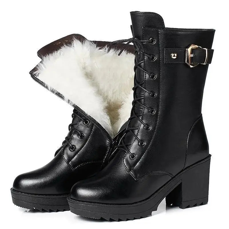 Kimberly Benn | Winter Lace-Up Boots