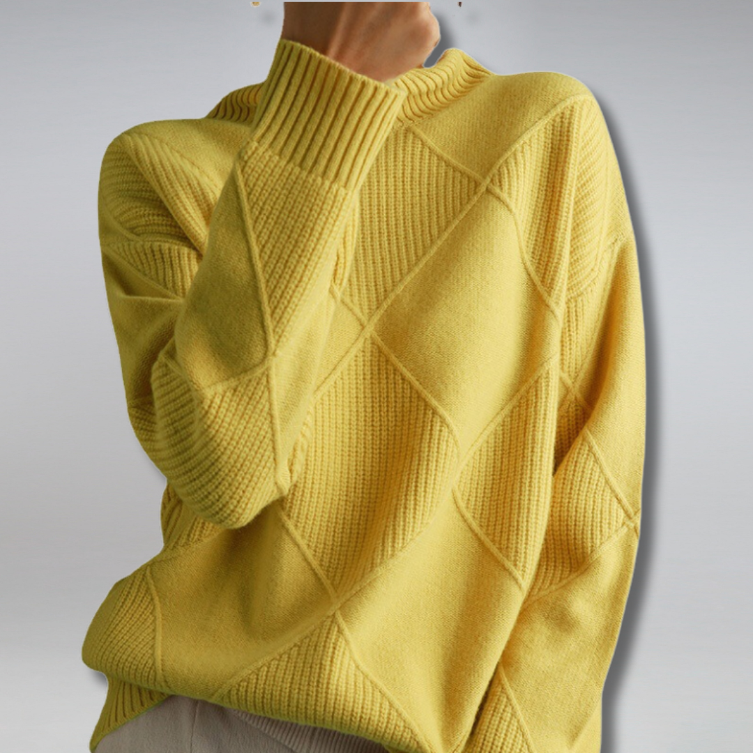 Kimberly Benn | Luxe Ribbed Turtleneck Pullover