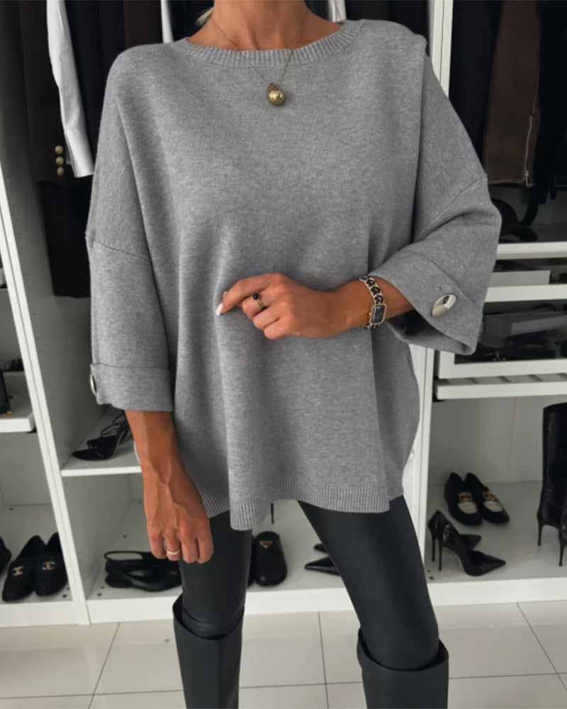 Kimberly Benn | Cosy Buttoned Pullover