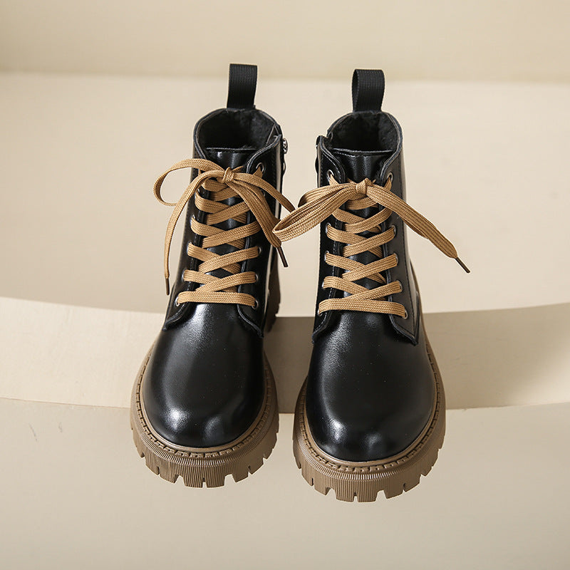 Kimberly Benn | Fleece Lined Combat Boots