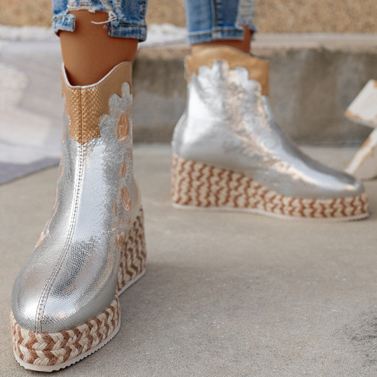 Kimberly Benn | Elegant Wedge Boots