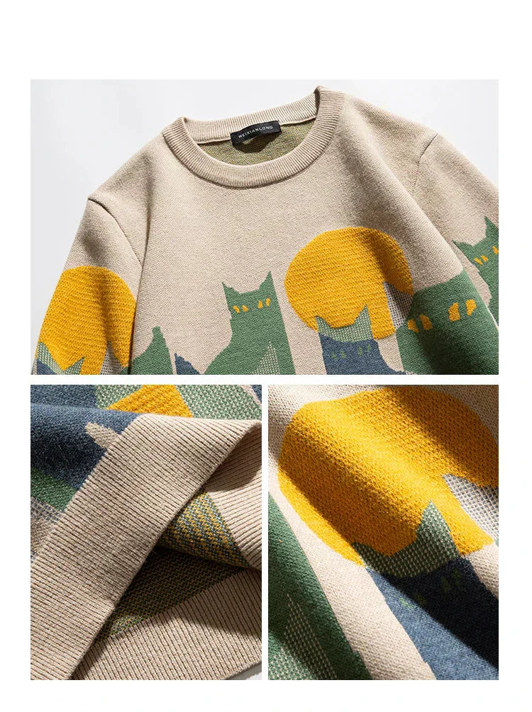 Kimberly Benn | Unisex Cat Sweater