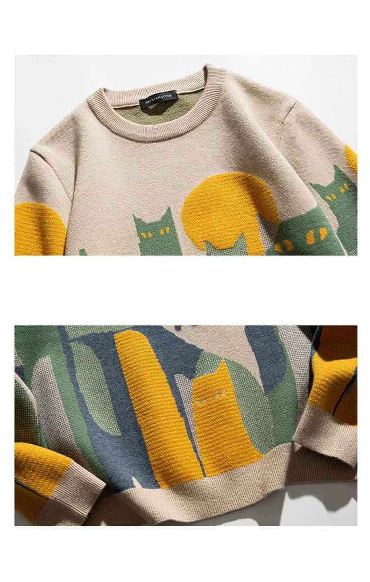 Kimberly Benn | Unisex Cat Sweater
