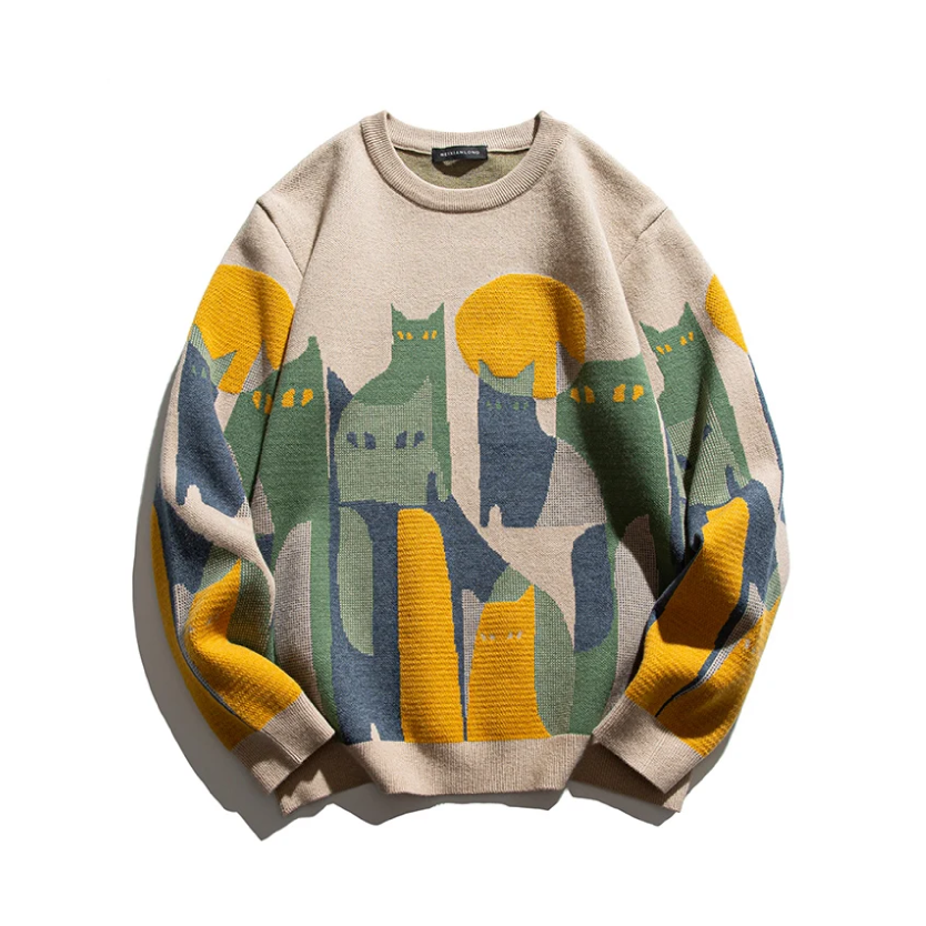 Kimberly Benn | Unisex Cat Sweater