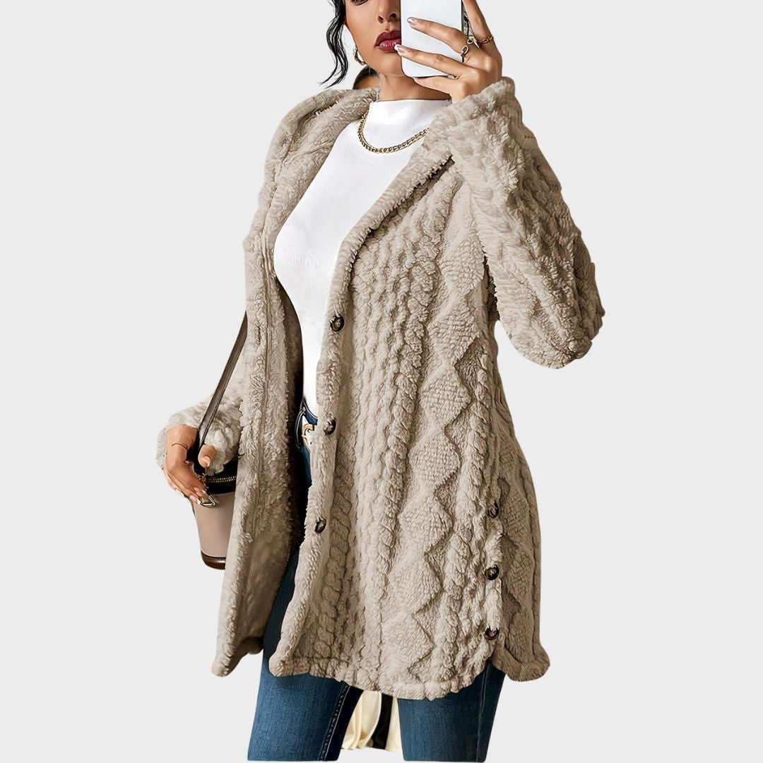 Kimberly Benn | Plush Hooded Cardigan