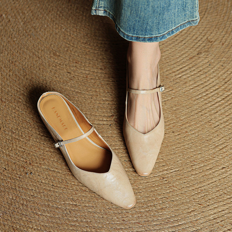 Kimberly Benn | Genuine Leather Mules