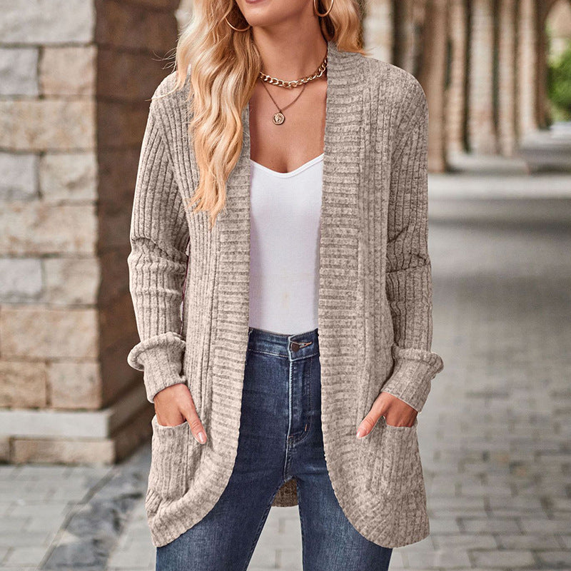 Kimberly Benn | Cozy Lightweight Long-Sleeve Open Front Cardigan