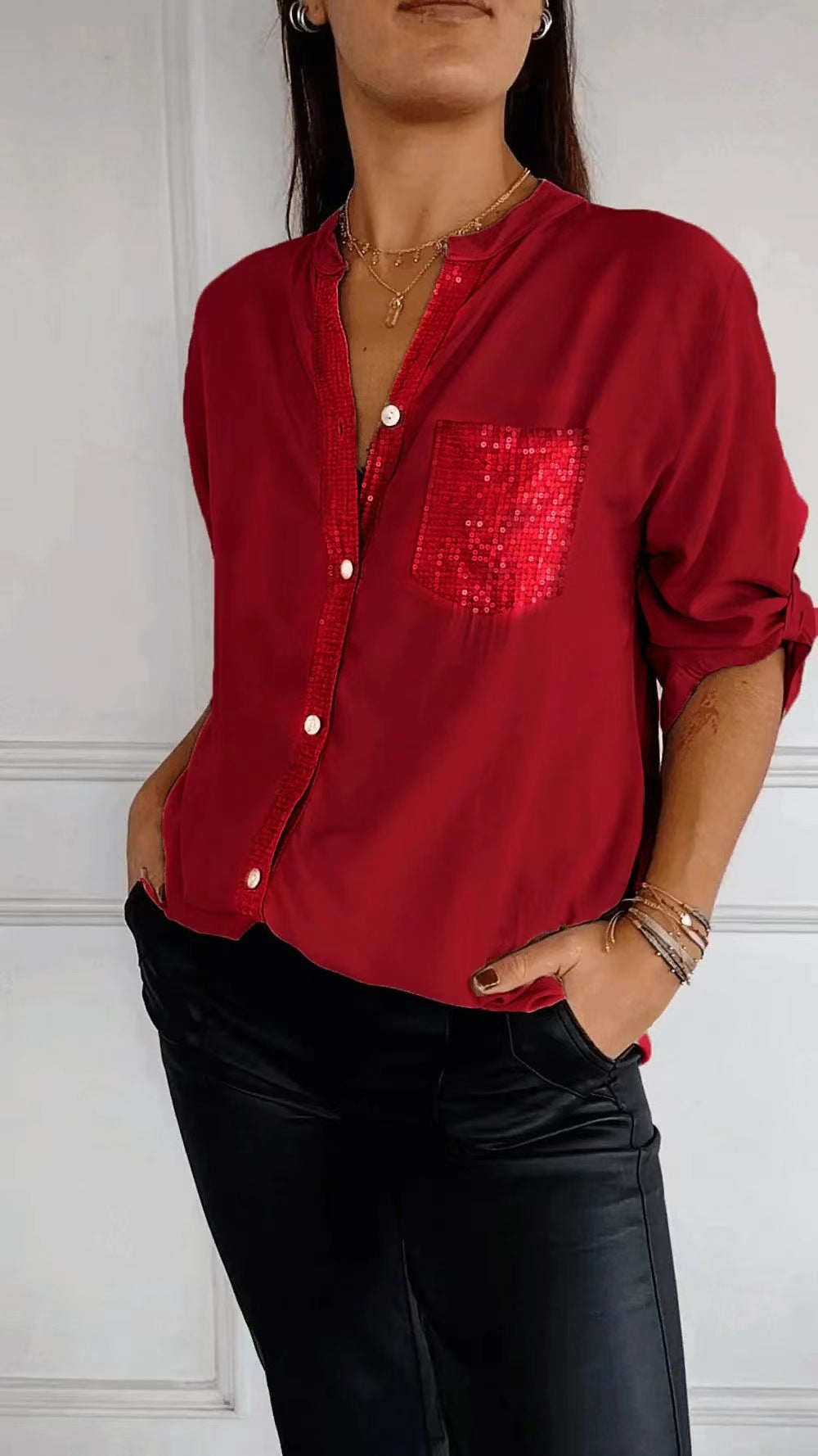 Kimberly Benn | Sequin Detailed Blouse