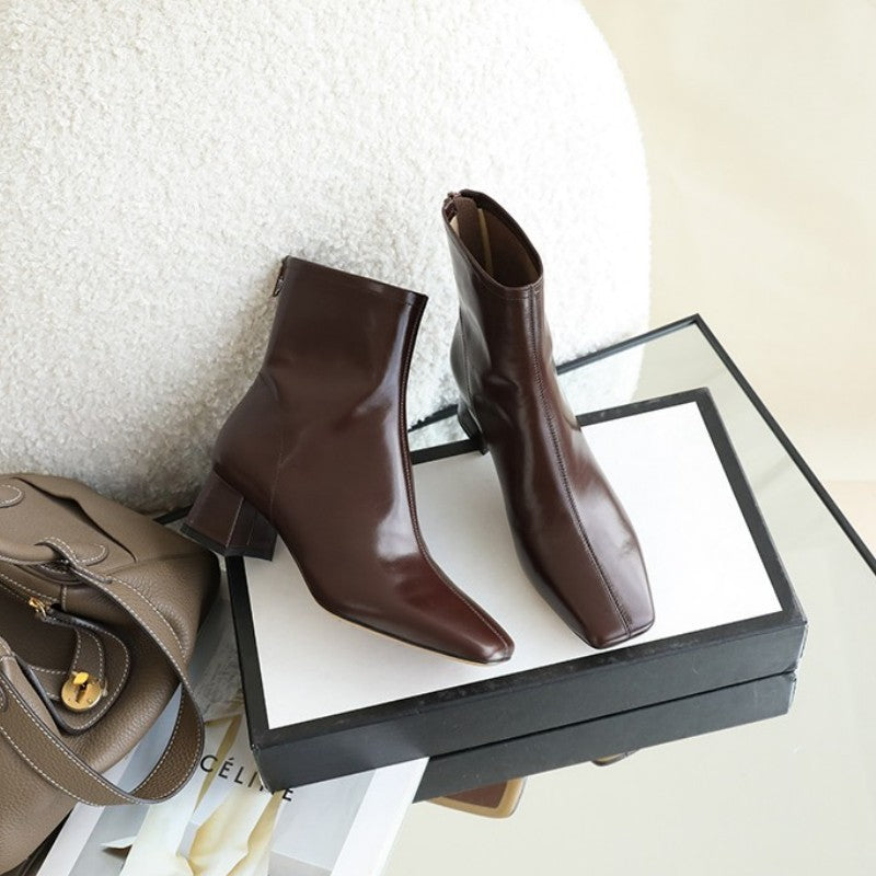 Kimberly Benn | Classic Block-Heel Ankle Boots