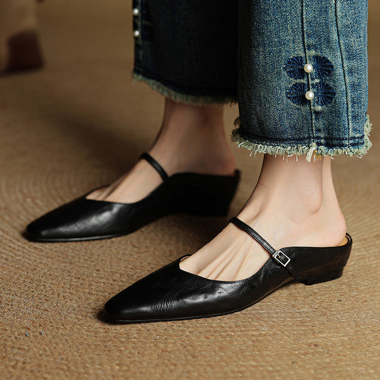 Kimberly Benn | Genuine Leather Mules