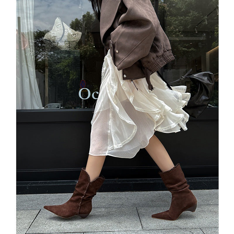 Kimberly Benn | Slouchy Pointed Boots