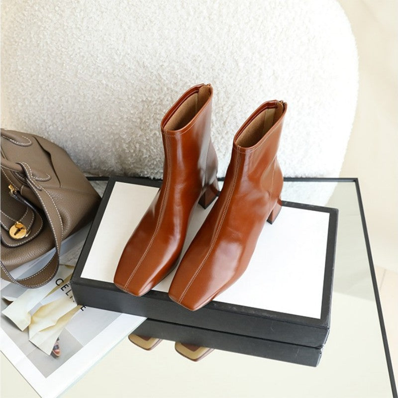 Kimberly Benn | Classic Block-Heel Ankle Boots