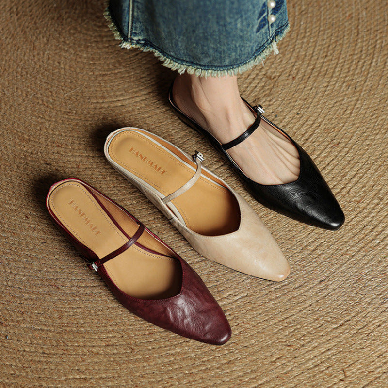 Kimberly Benn | Genuine Leather Mules
