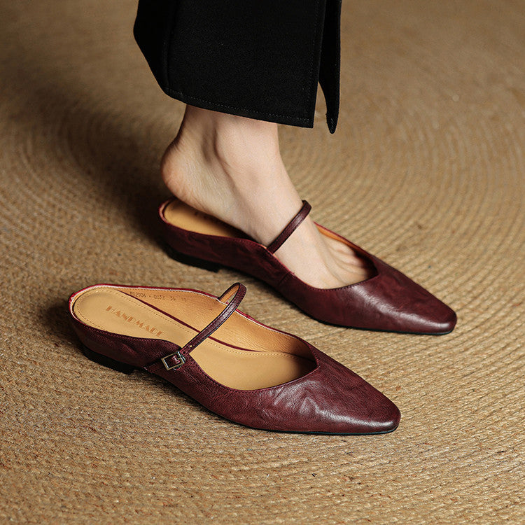 Kimberly Benn | Genuine Leather Mules