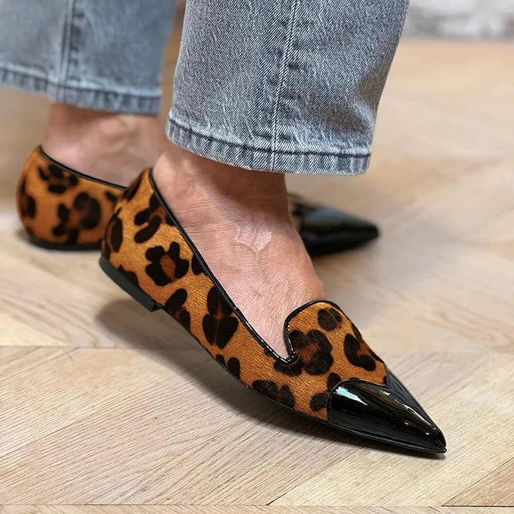 Kimberly Benn | Refined Animal Print Ballet Flats