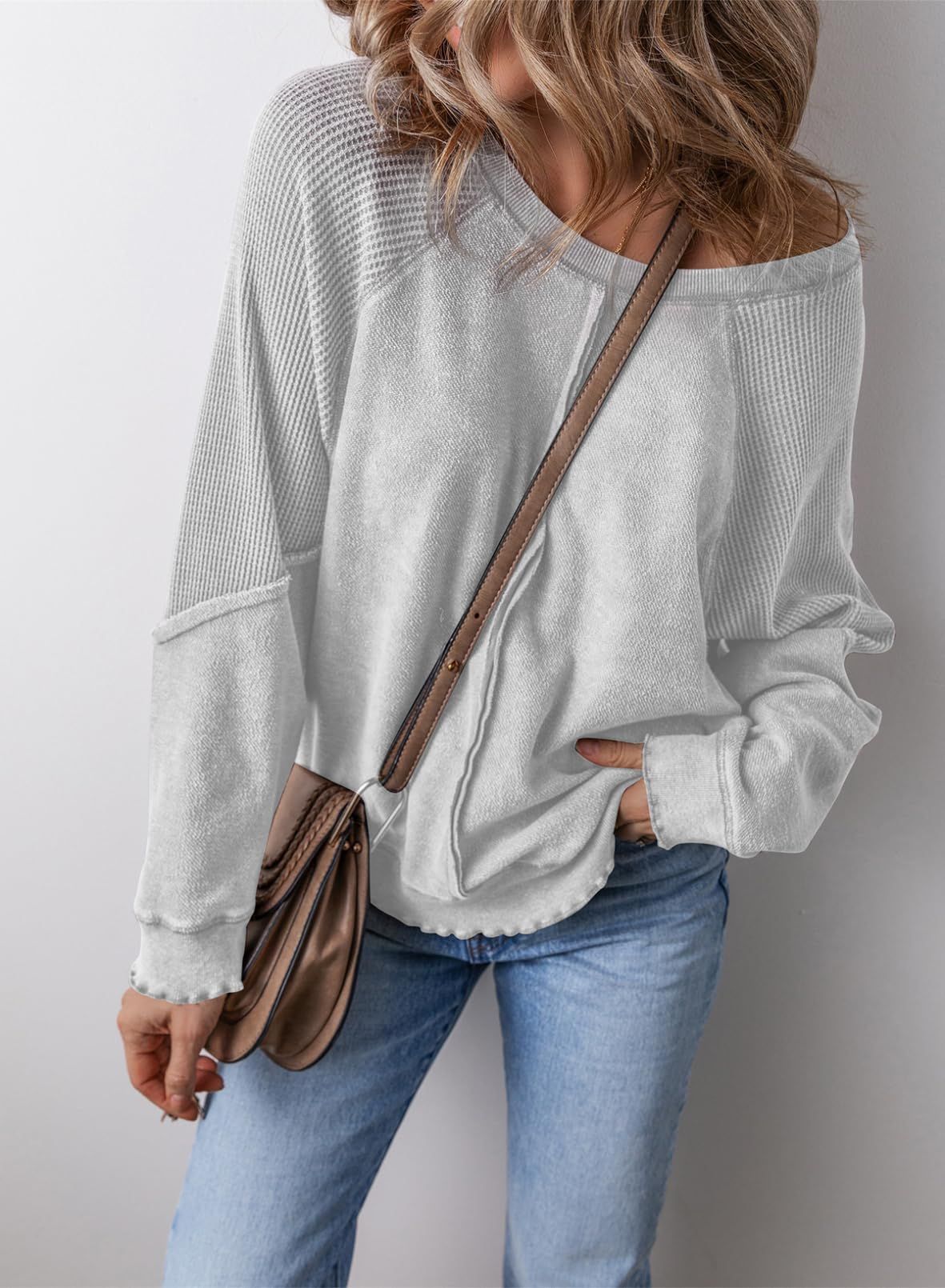 Kimberly Benn | Casual Crew Neck Long Sleeve Sweatshirt