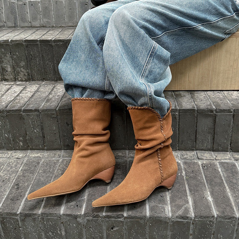 Kimberly Benn | Slouchy Pointed Boots