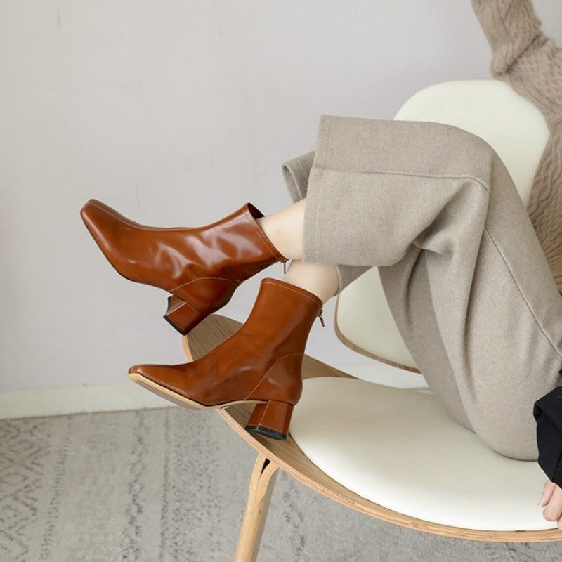 Kimberly Benn | Classic Block-Heel Ankle Boots