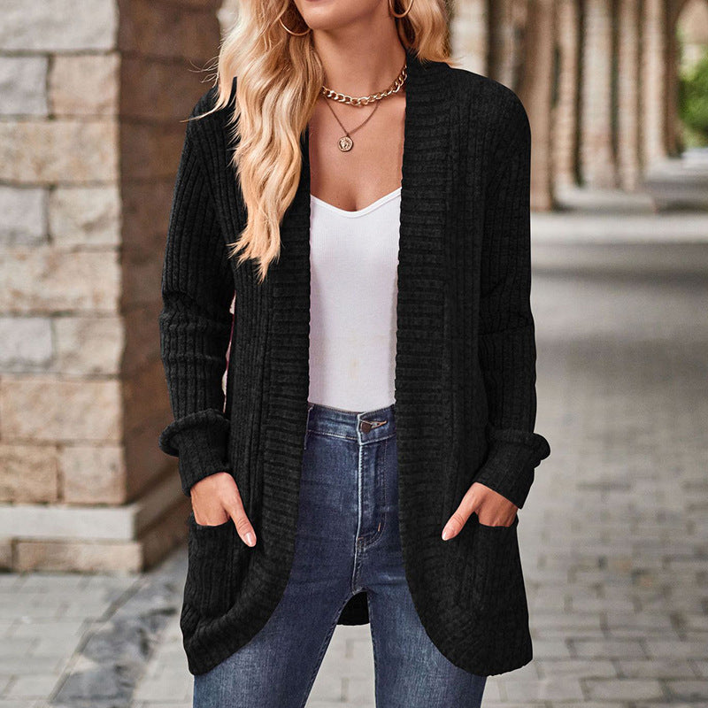 Kimberly Benn | Cozy Lightweight Long-Sleeve Open Front Cardigan