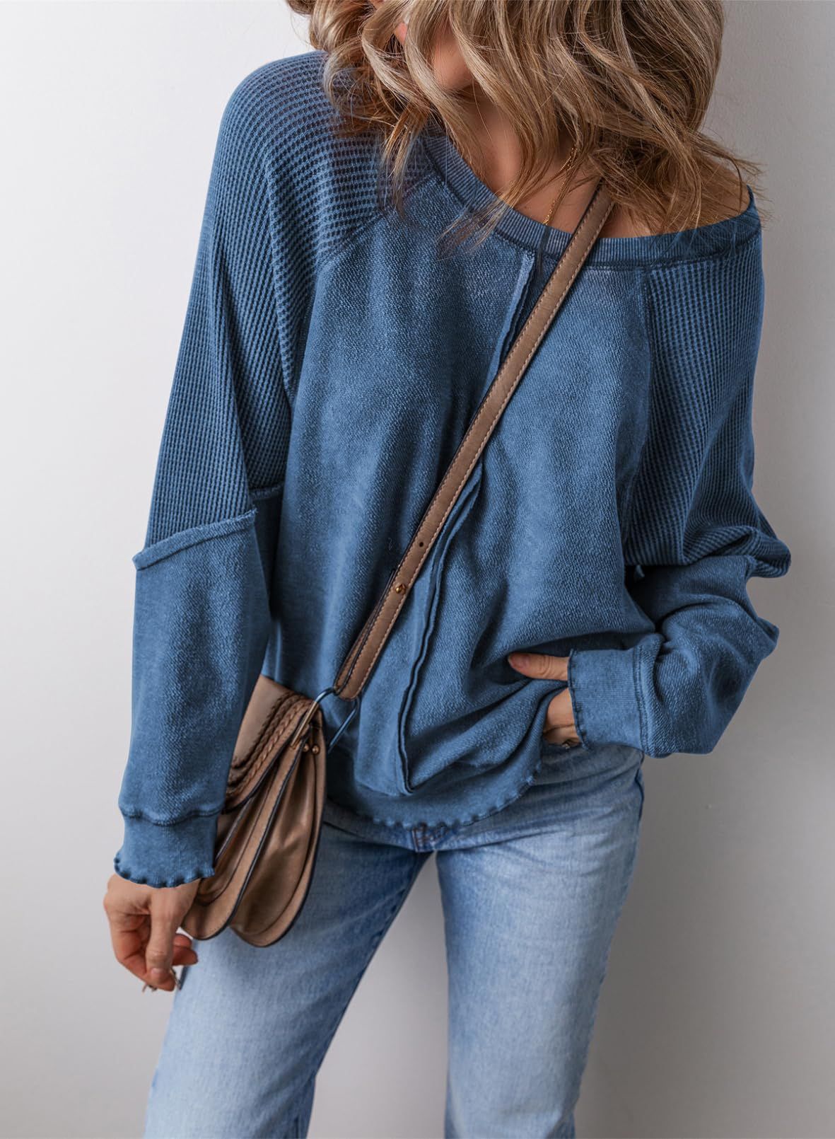 Kimberly Benn | Casual Crew Neck Long Sleeve Sweatshirt