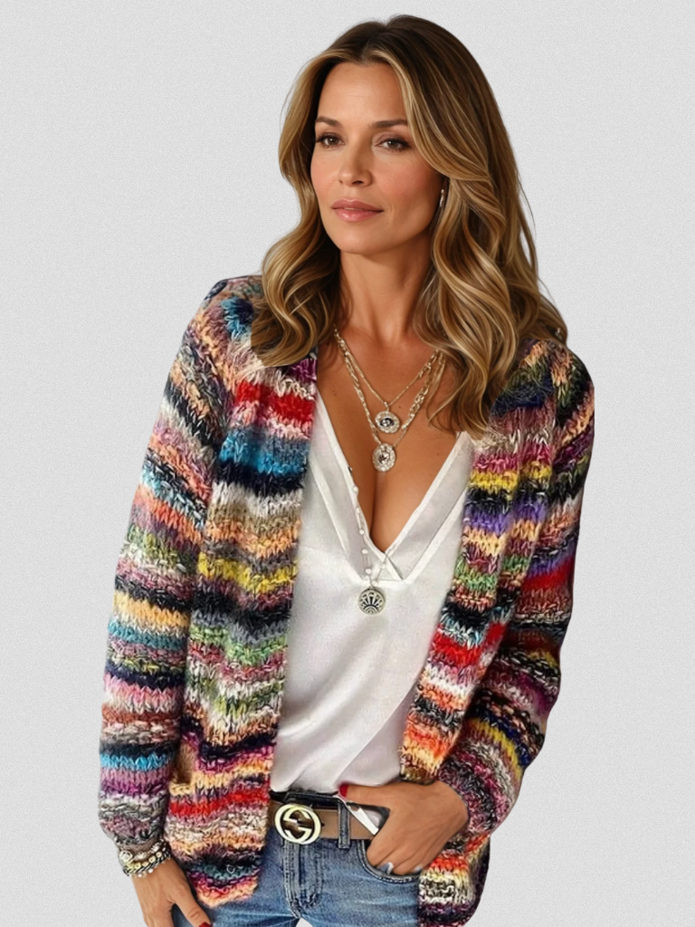 Kimberly Benn | Vibrant Layers Cardigan
